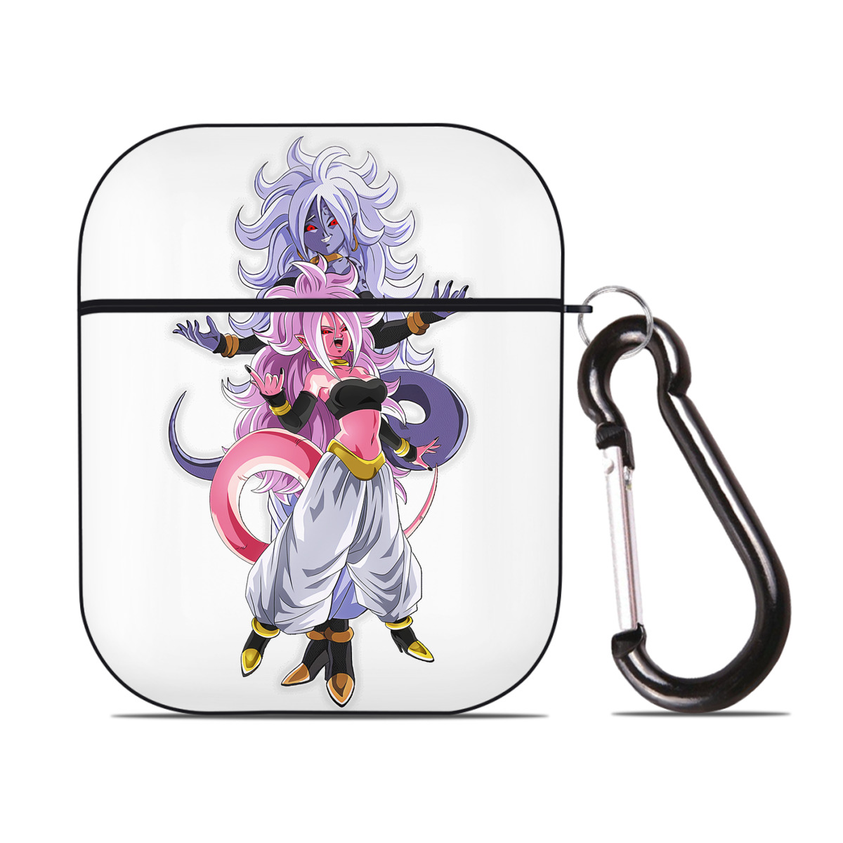 （画像用） ドラゴンボール DRAGON BALL AirPods 第2世代保護ケース ハードシェル ブラック 耐衝撃・防指紋・カラビナ付き