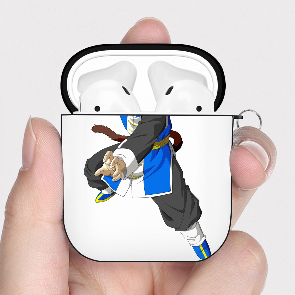 （画像用） ドラゴンボール DRAGON BALL AirPods 第2世代保護ケース ハードシェル ブラック 耐衝撃・防指紋・カラビナ付き