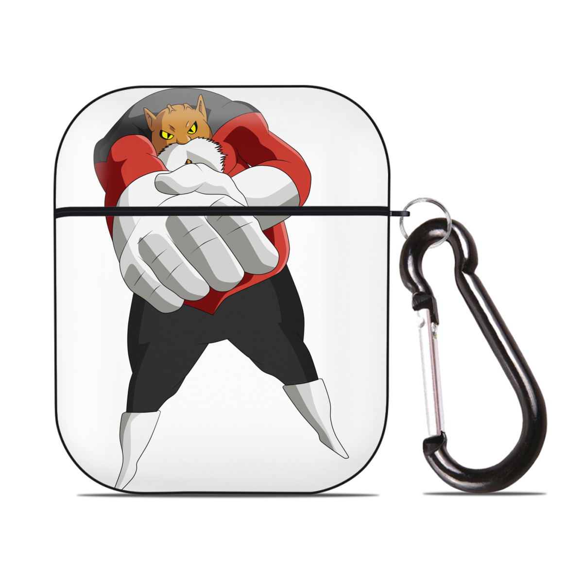 （画像用） ドラゴンボール DRAGON BALL AirPods 第2世代保護ケース ハードシェル ブラック 耐衝撃・防指紋・カラビナ付き