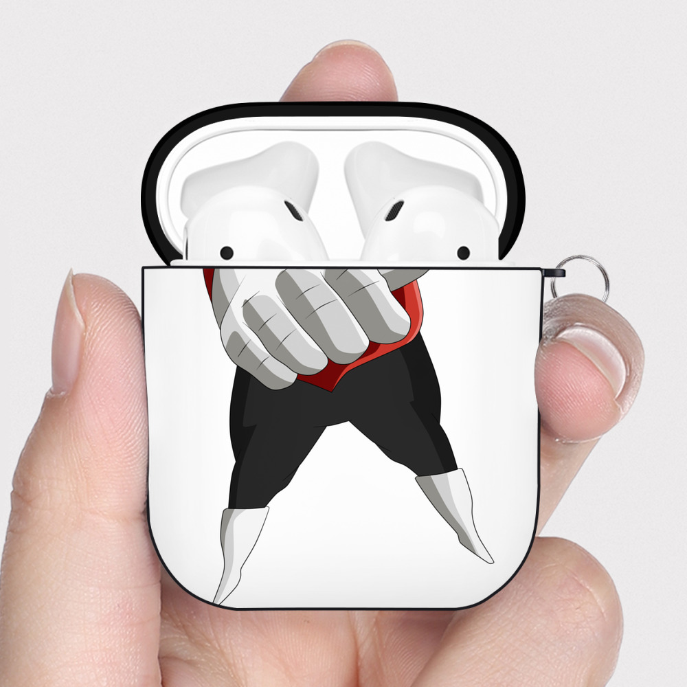 （画像用） ドラゴンボール DRAGON BALL AirPods 第2世代保護ケース ハードシェル ブラック 耐衝撃・防指紋・カラビナ付き