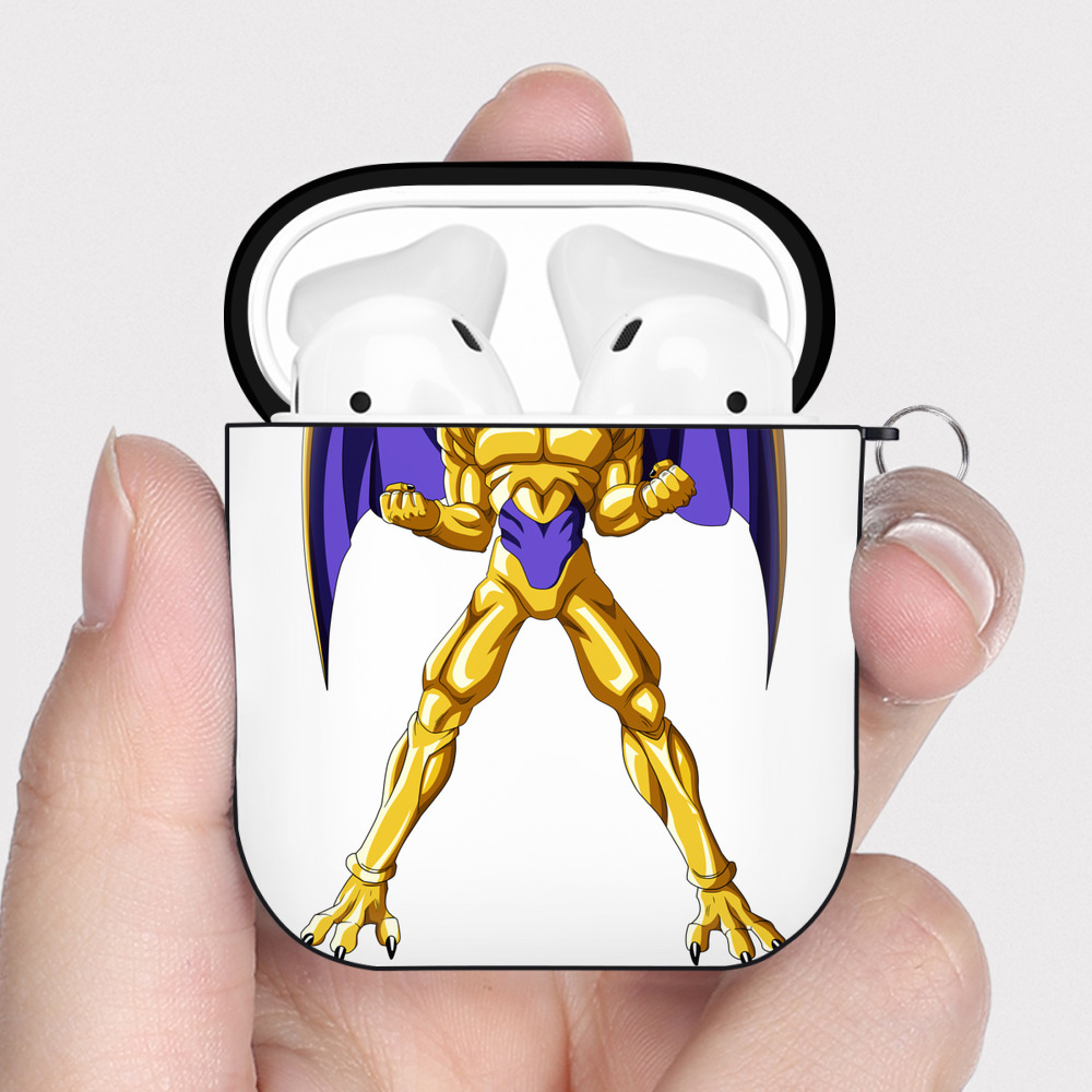 （画像用） ドラゴンボール DRAGON BALL AirPods 第2世代保護ケース ハードシェル ブラック 耐衝撃・防指紋・カラビナ付き