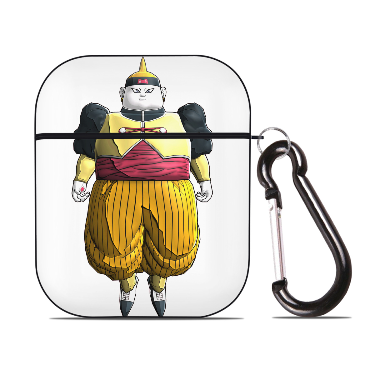 （画像用） ドラゴンボール DRAGON BALL AirPods 第2世代保護ケース ハードシェル ブラック 耐衝撃・防指紋・カラビナ付き