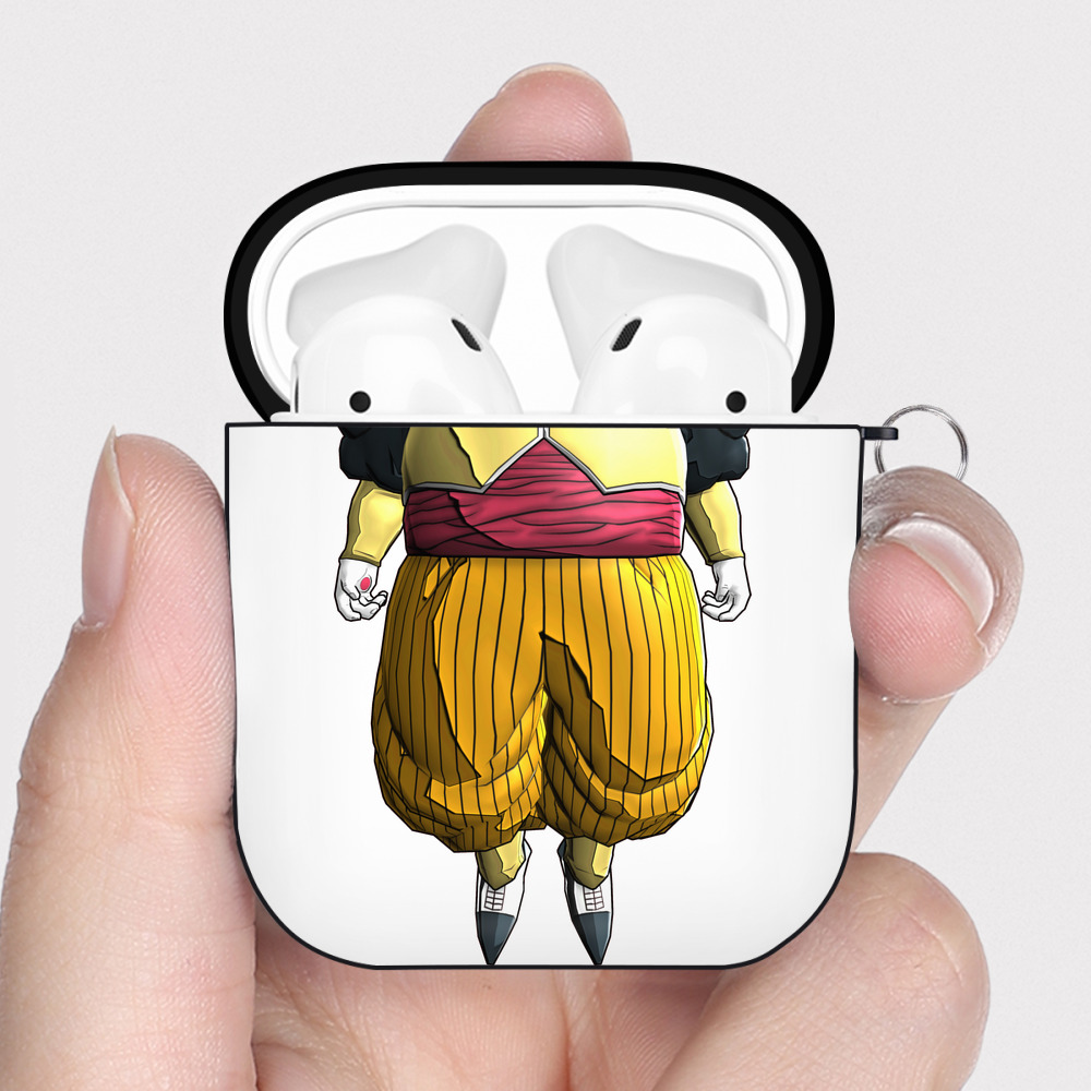 （画像用） ドラゴンボール DRAGON BALL AirPods 第2世代保護ケース ハードシェル ブラック 耐衝撃・防指紋・カラビナ付き