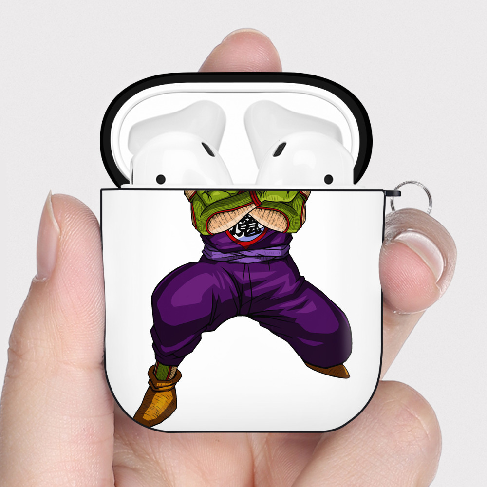 （画像用） ドラゴンボール DRAGON BALL AirPods 第2世代保護ケース ハードシェル ブラック 耐衝撃・防指紋・カラビナ付き
