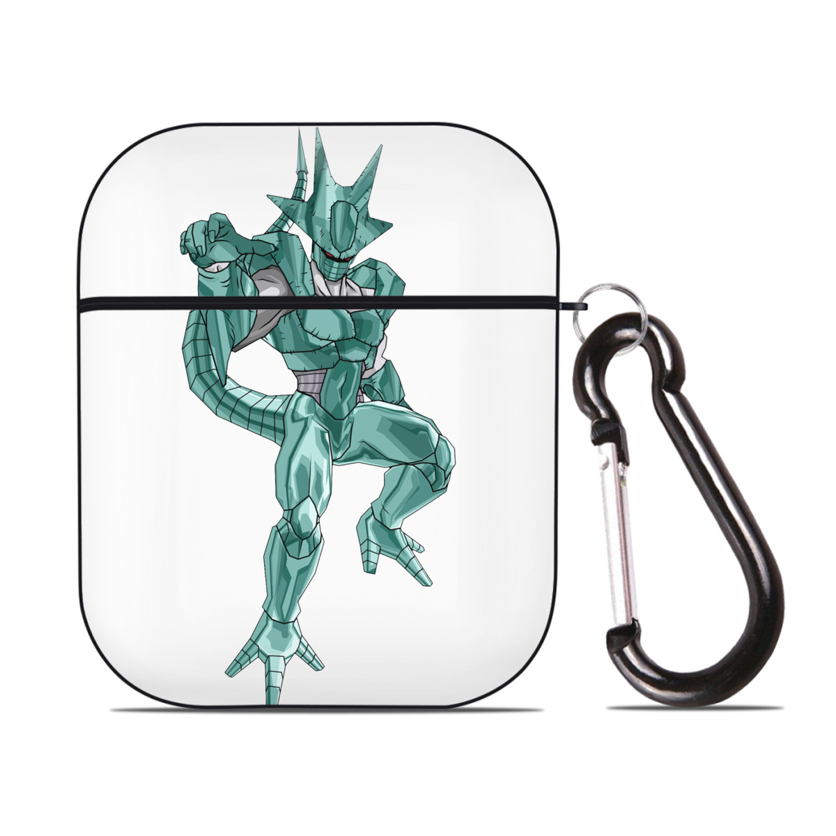 （画像用） ドラゴンボール DRAGON BALL AirPods 第2世代保護ケース ハードシェル ブラック 耐衝撃・防指紋・カラビナ付き