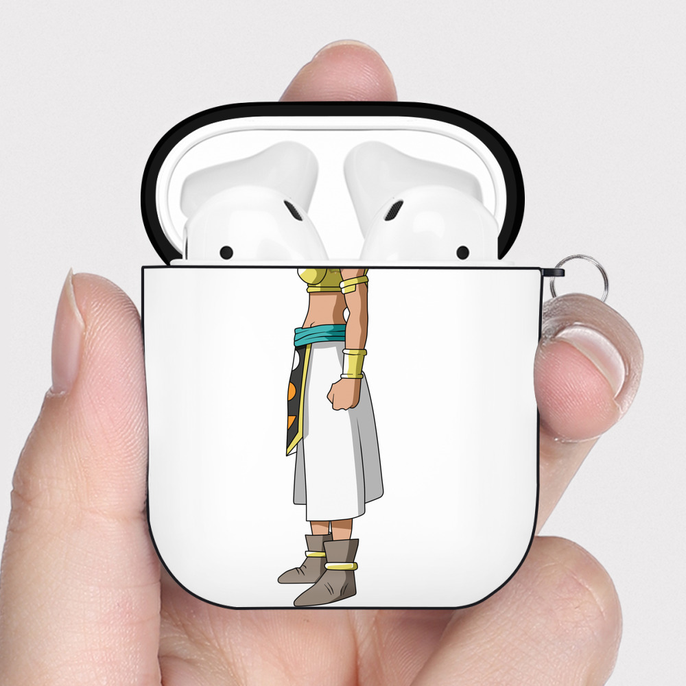 （画像用） ドラゴンボール DRAGON BALL AirPods 第2世代保護ケース ハードシェル ブラック 耐衝撃・防指紋・カラビナ付き