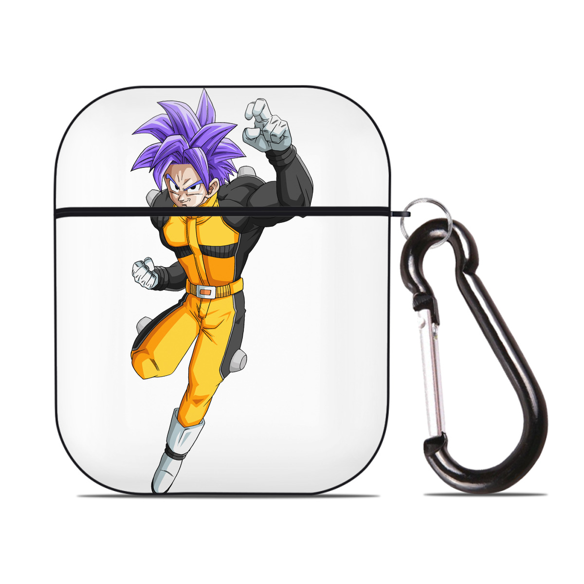 （画像用） ドラゴンボール DRAGON BALL AirPods 第2世代保護ケース ハードシェル ブラック 耐衝撃・防指紋・カラビナ付き