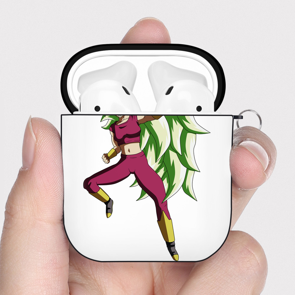 （画像用） ドラゴンボール DRAGON BALL AirPods 第2世代保護ケース ハードシェル ブラック 耐衝撃・防指紋・カラビナ付き