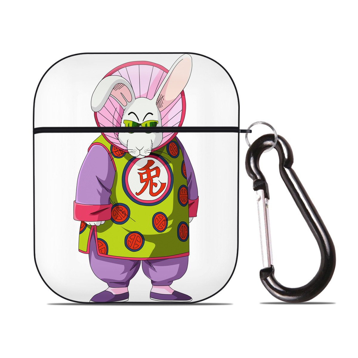 （画像用） ドラゴンボール DRAGON BALL AirPods 第2世代保護ケース ハードシェル ブラック 耐衝撃・防指紋・カラビナ付き