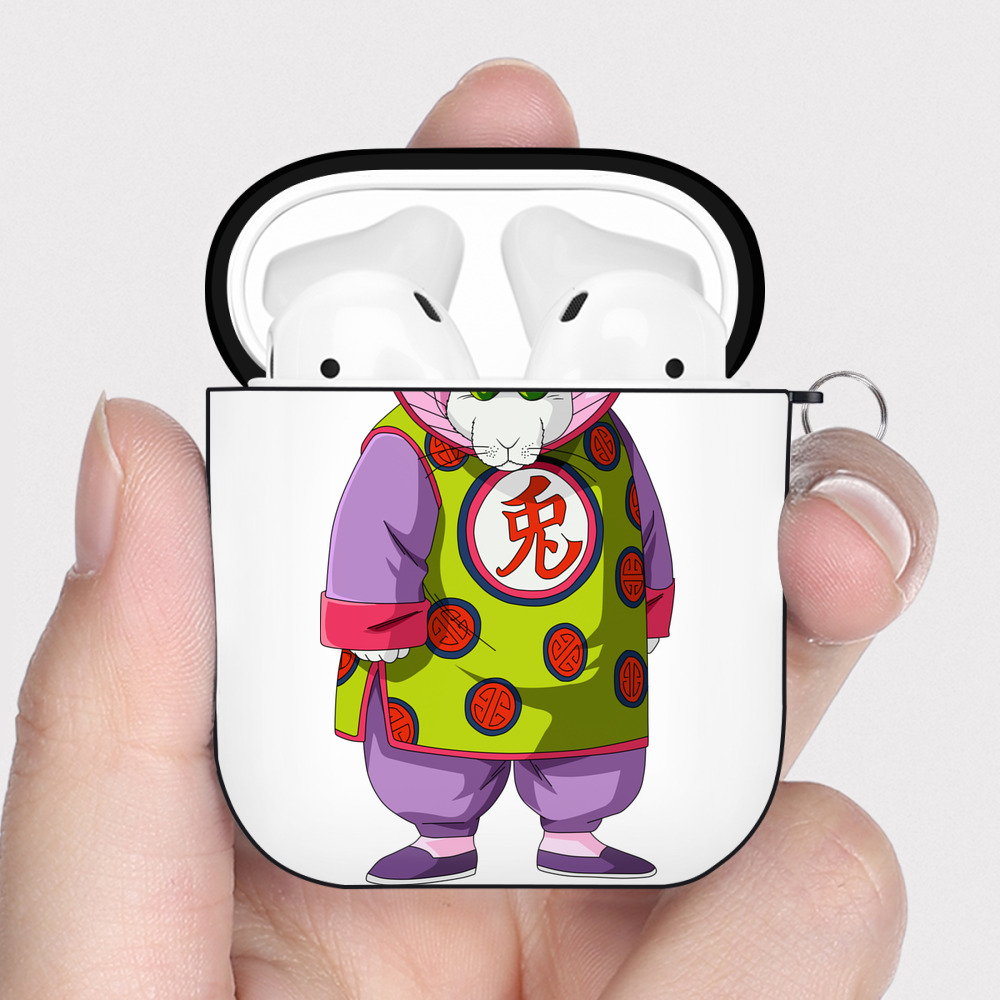 （画像用） ドラゴンボール DRAGON BALL AirPods 第2世代保護ケース ハードシェル ブラック 耐衝撃・防指紋・カラビナ付き