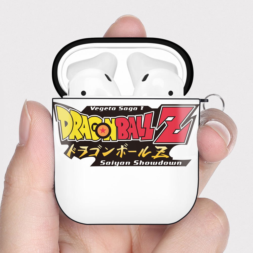 （画像用） ドラゴンボール DRAGON BALL AirPods 第2世代保護ケース ハードシェル ブラック 耐衝撃・防指紋・カラビナ付き