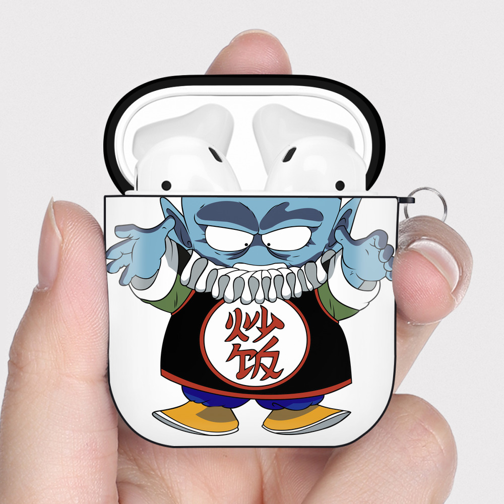 （画像用） ドラゴンボール DRAGON BALL AirPods 第2世代保護ケース ハードシェル ブラック 耐衝撃・防指紋・カラビナ付き