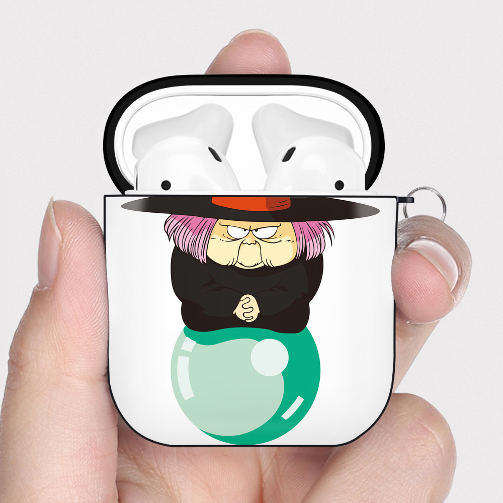 （画像用） ドラゴンボール DRAGON BALL AirPods 第2世代保護ケース ハードシェル ブラック 耐衝撃・防指紋・カラビナ付き