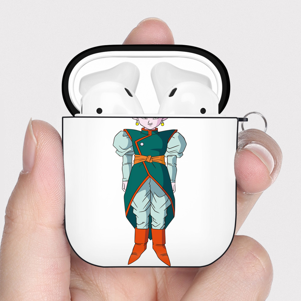 （画像用） ドラゴンボール DRAGON BALL AirPods 第2世代保護ケース ハードシェル ブラック 耐衝撃・防指紋・カラビナ付き