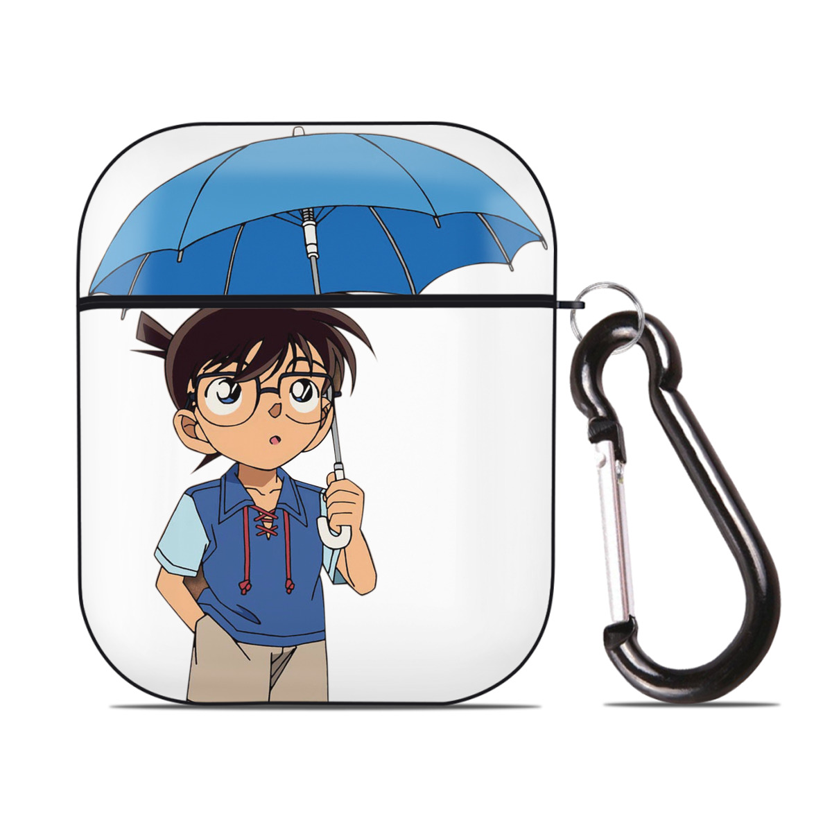 （画像用） ドラゴンボール DRAGON BALL AirPods 第2世代保護ケース ハードシェル ブラック 耐衝撃・防指紋・カラビナ付き