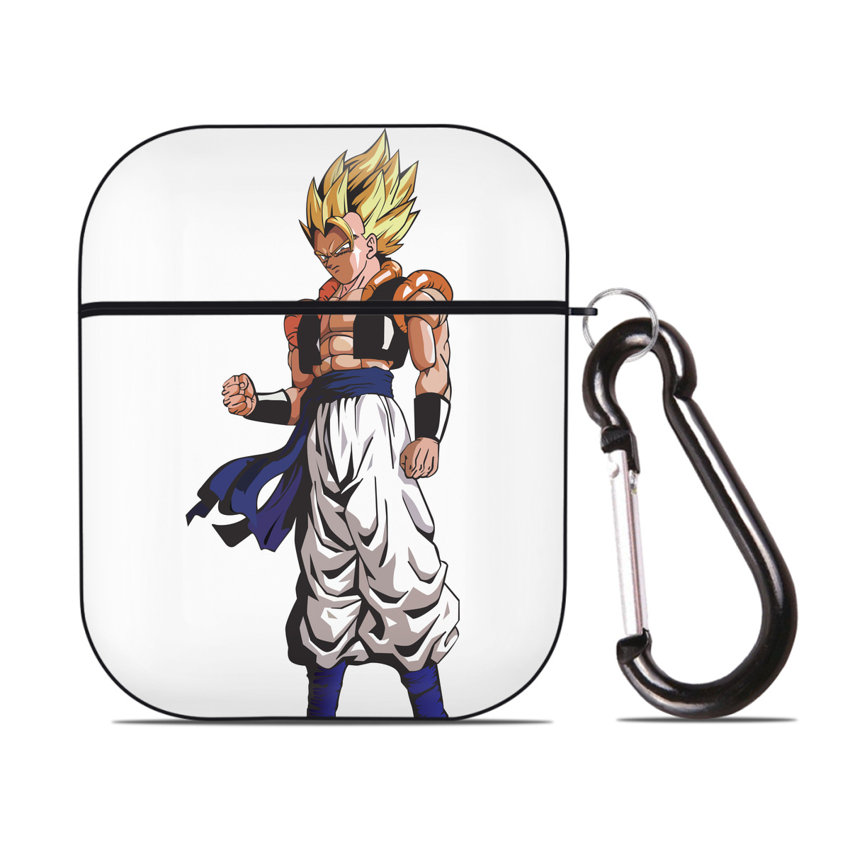 （画像用） ドラゴンボール DRAGON BALL AirPods 第2世代保護ケース ハードシェル ブラック 耐衝撃・防指紋・カラビナ付き