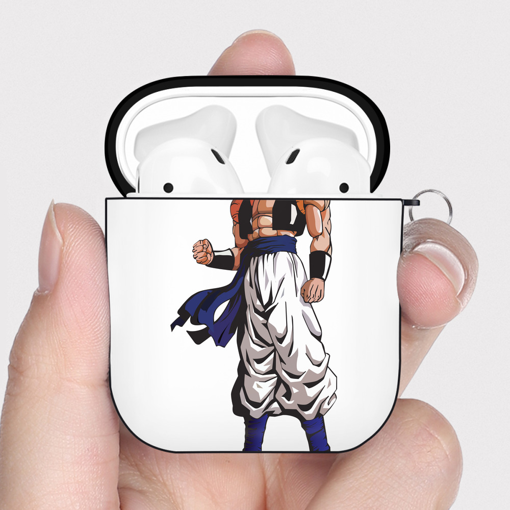 （画像用） ドラゴンボール DRAGON BALL AirPods 第2世代保護ケース ハードシェル ブラック 耐衝撃・防指紋・カラビナ付き