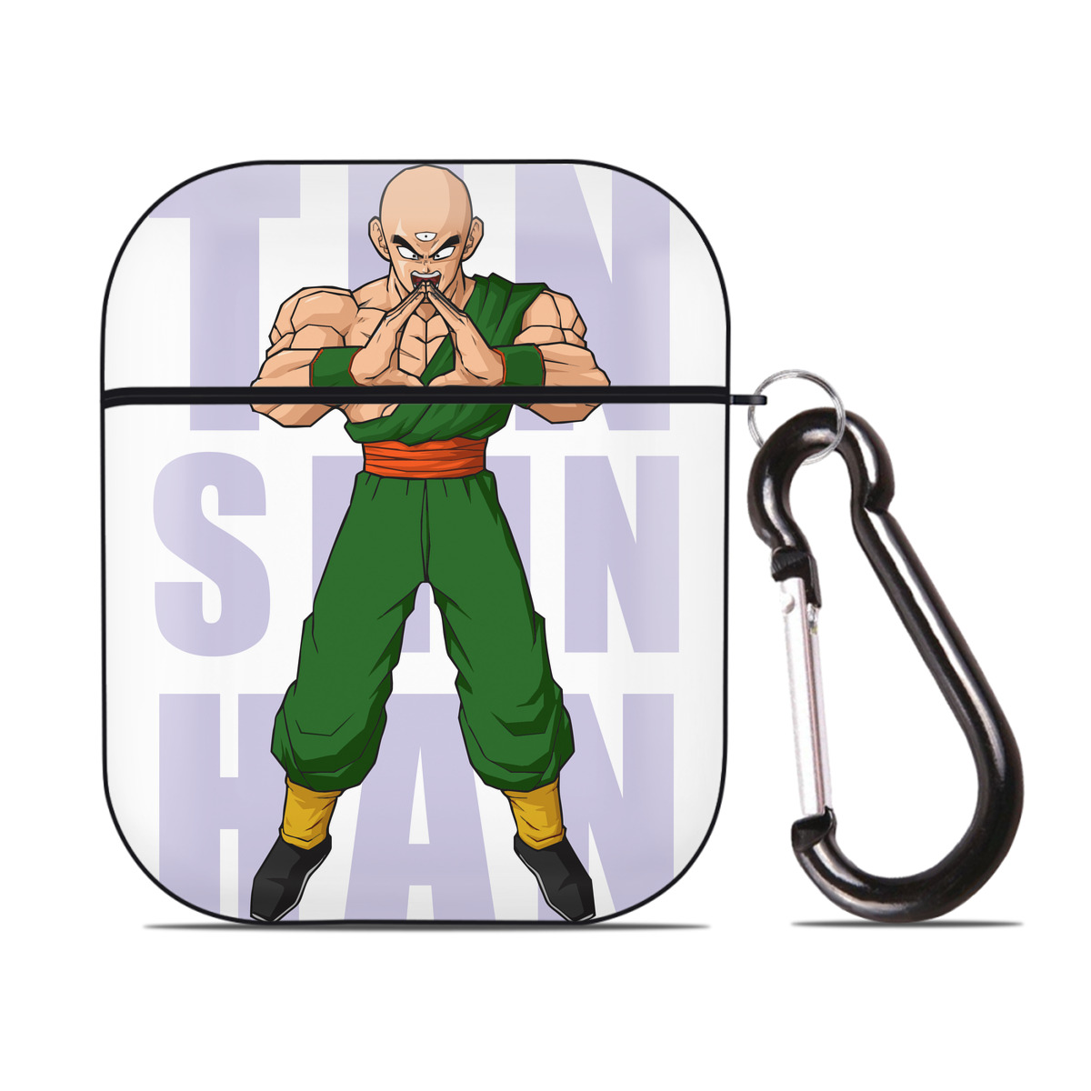 （画像用） ドラゴンボール DRAGON BALL AirPods 第2世代保護ケース ハードシェル ブラック 耐衝撃・防指紋・カラビナ付き