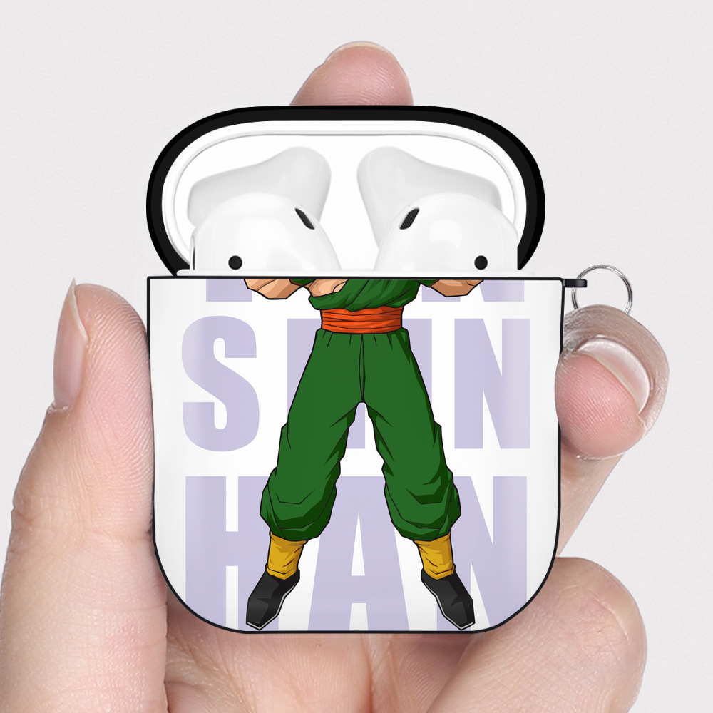 （画像用） ドラゴンボール DRAGON BALL AirPods 第2世代保護ケース ハードシェル ブラック 耐衝撃・防指紋・カラビナ付き