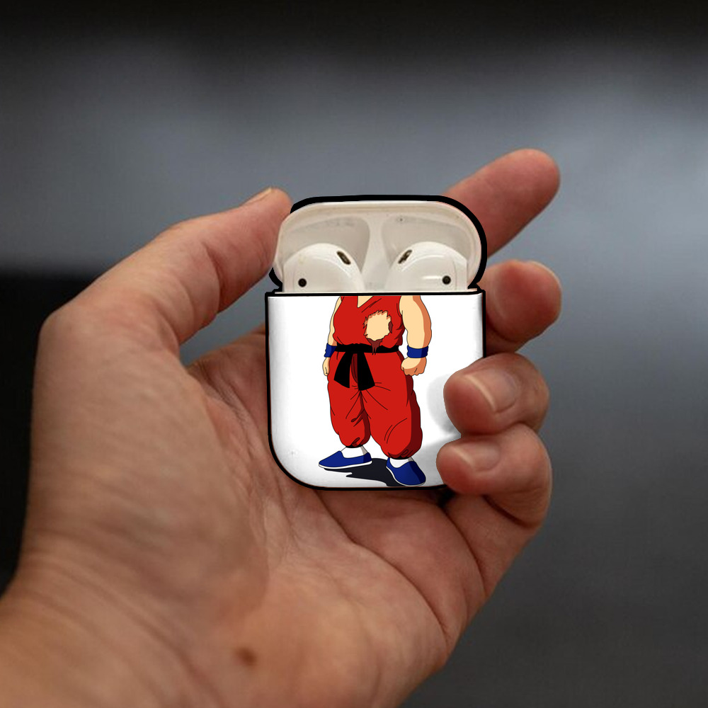 ドラゴンボール 孫悟空（そん ごくう）Son Goku カカロット DRAGON BALL Kakarotto AirPods 第2世代保護ケース ハードシェル ブラック 耐衝撃・防指紋・カラビナ付き