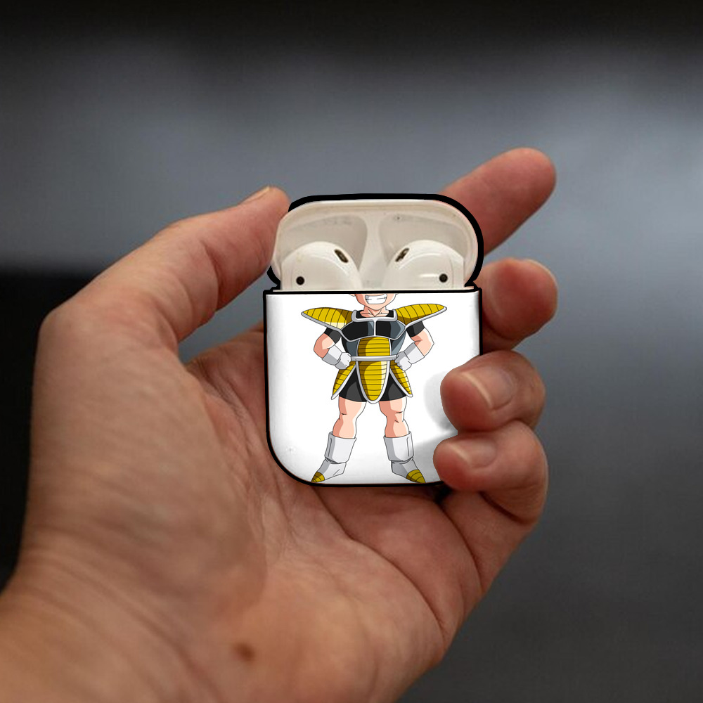 ドラゴンボール 孫悟空（そん ごくう）Son Goku カカロット DRAGON BALL Kakarotto AirPods 第2世代保護ケース ハードシェル ブラック 耐衝撃・防指紋・カラビナ付き