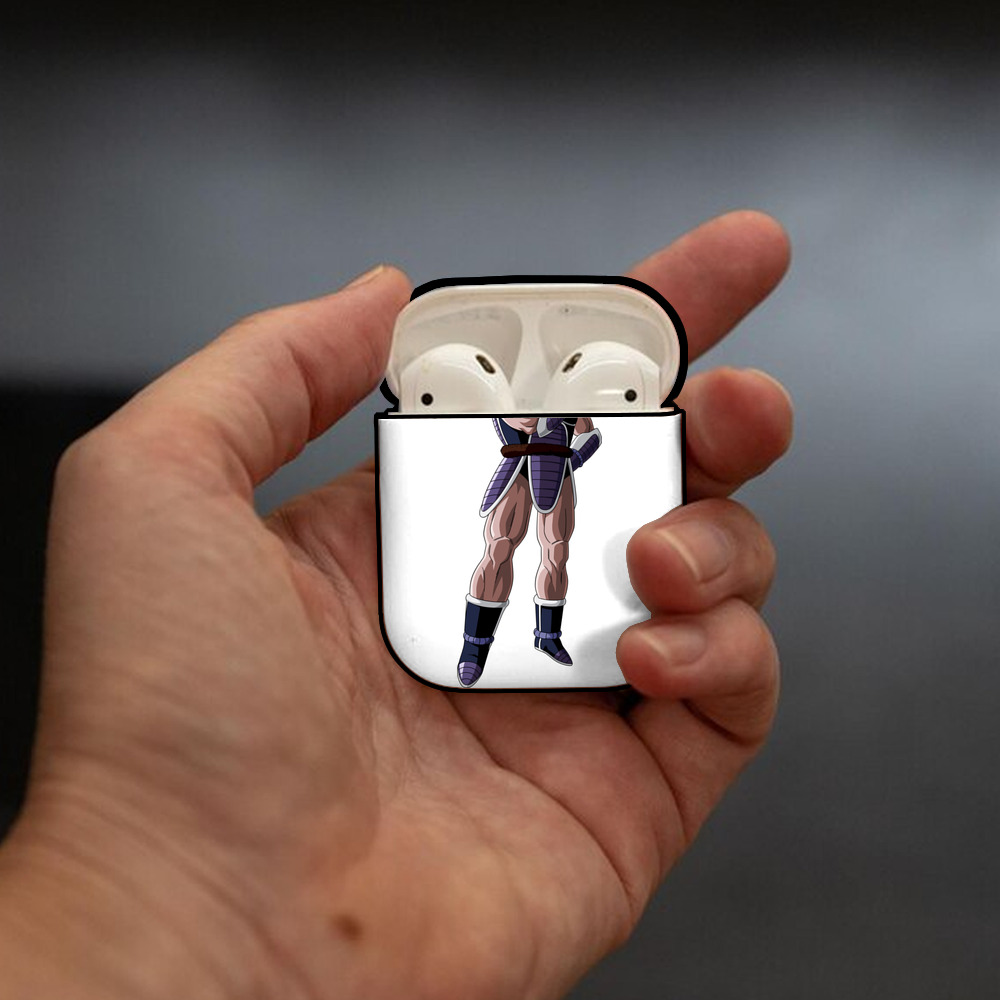 ドラゴンボール 孫悟空（そん ごくう）Son Goku カカロット DRAGON BALL Kakarotto AirPods 第2世代保護ケース ハードシェル ブラック 耐衝撃・防指紋・カラビナ付き