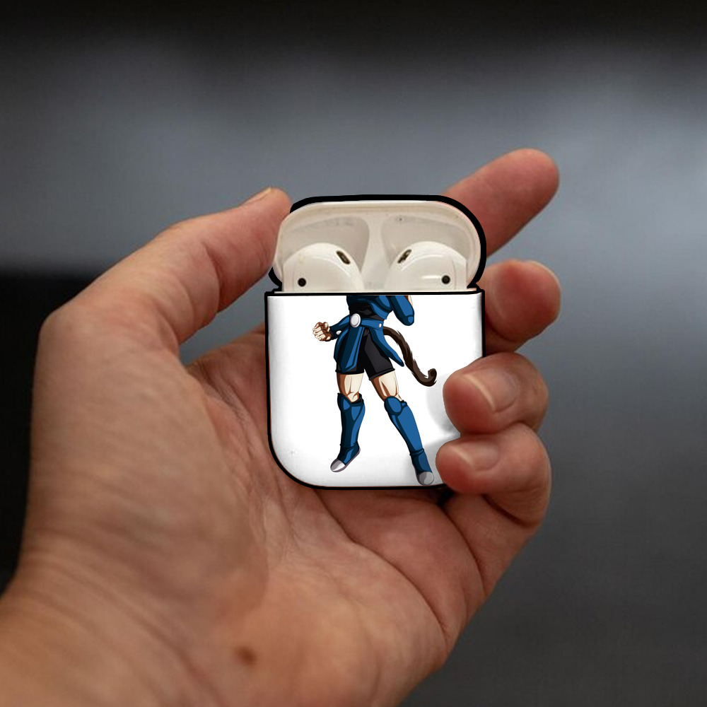 ドラゴンボール 孫 悟飯（そんごはん）DRAGON BALL Son Gohan AirPods 第2世代保護ケース ハードシェル ブラック 耐衝撃・防指紋・カラビナ付き