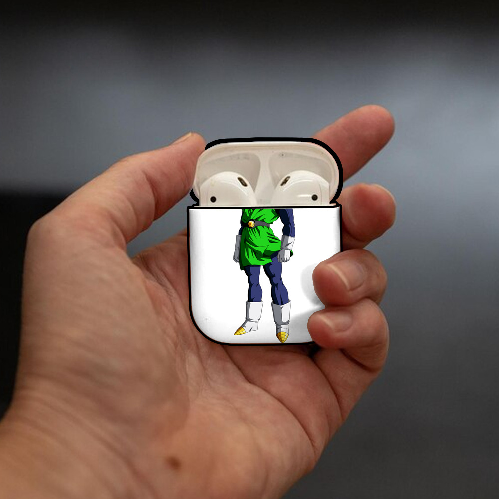 ドラゴンボール 孫 悟飯（そんごはん）DRAGON BALL Son Gohan AirPods 第2世代保護ケース ハードシェル ブラック 耐衝撃・防指紋・カラビナ付き