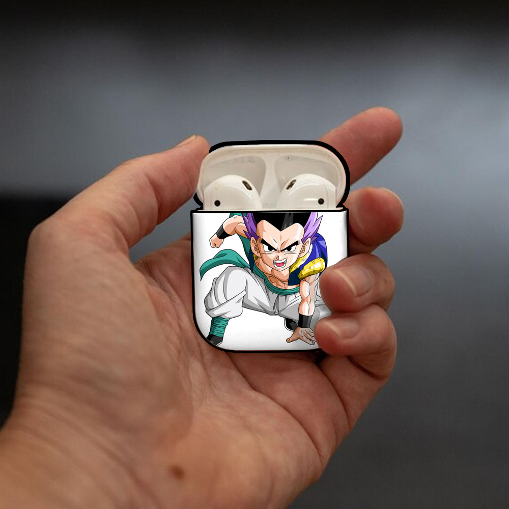 ドラゴンボール 孫 悟飯（そんごはん）DRAGON BALL Son Gohan AirPods 第2世代保護ケース ハードシェル ブラック 耐衝撃・防指紋・カラビナ付き