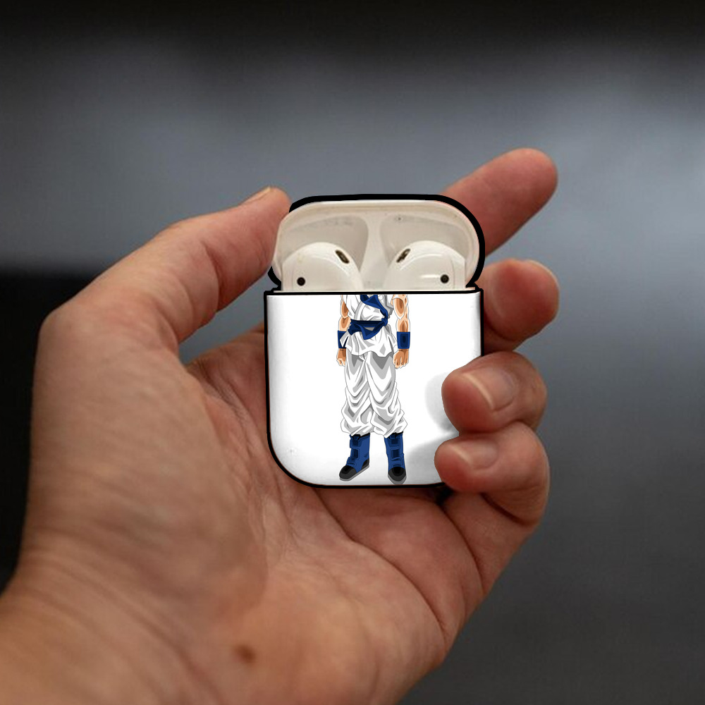 ドラゴンボール 孫 悟飯（そんごはん）DRAGON BALL Son Gohan AirPods 第2世代保護ケース ハードシェル ブラック 耐衝撃・防指紋・カラビナ付き