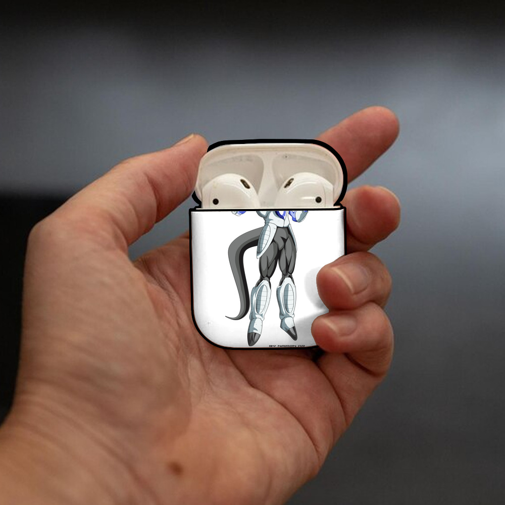ドラゴンボール フリーザ DRAGON BALL Frieza AirPods 第2世代保護ケース ハードシェル ブラック 耐衝撃・防指紋・カラビナ付き