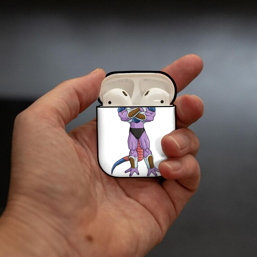 ドラゴンボール フリーザ DRAGON BALL Frieza AirPods 第2世代保護ケース ハードシェル ブラック 耐衝撃・防指紋・カラビナ付き