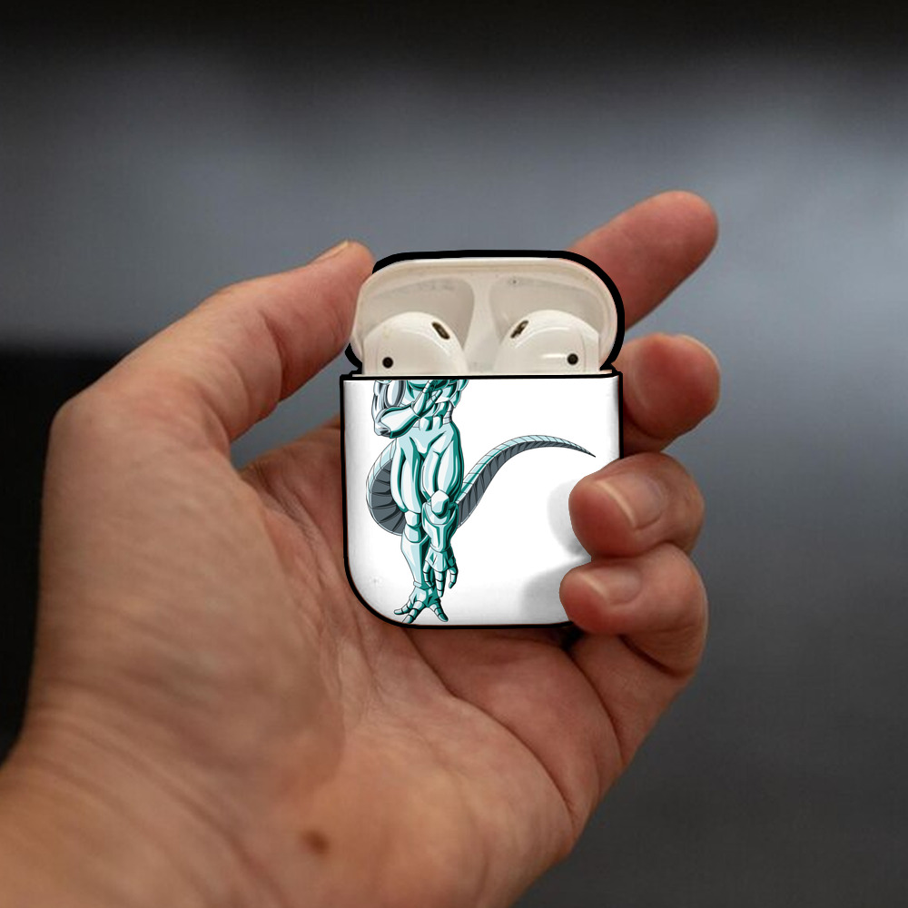 ドラゴンボール フリーザ DRAGON BALL Frieza AirPods 第2世代保護ケース ハードシェル ブラック 耐衝撃・防指紋・カラビナ付き