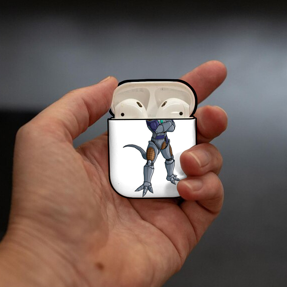 ドラゴンボール フリーザ DRAGON BALL Frieza AirPods 第2世代保護ケース ハードシェル ブラック 耐衝撃・防指紋・カラビナ付き