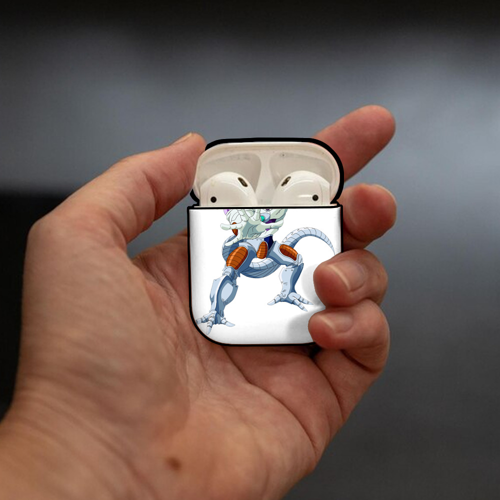 ドラゴンボール フリーザ DRAGON BALL Frieza AirPods 第2世代保護ケース ハードシェル ブラック 耐衝撃・防指紋・カラビナ付き