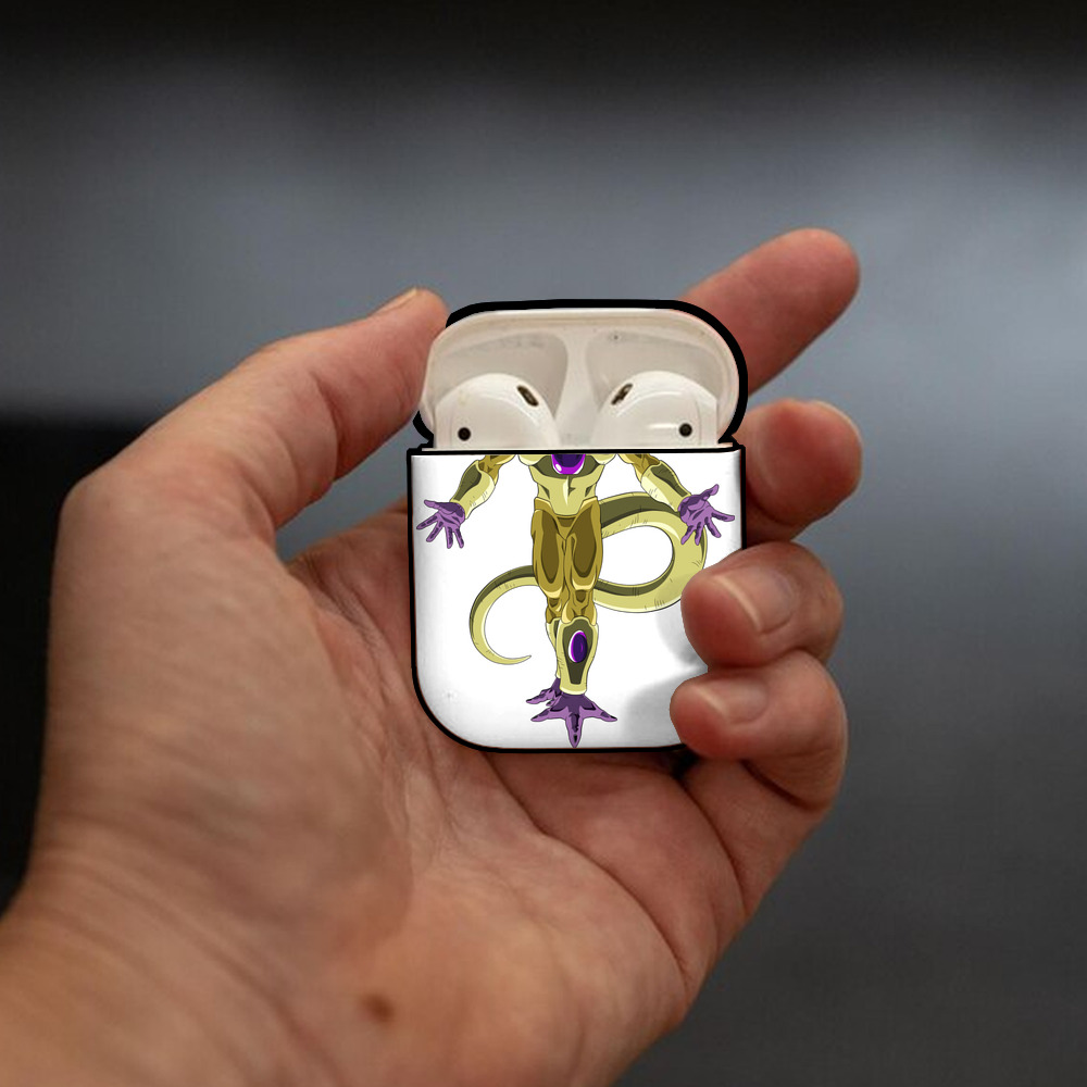 ドラゴンボール フリーザ DRAGON BALL Frieza AirPods 第2世代保護ケース ハードシェル ブラック 耐衝撃・防指紋・カラビナ付き