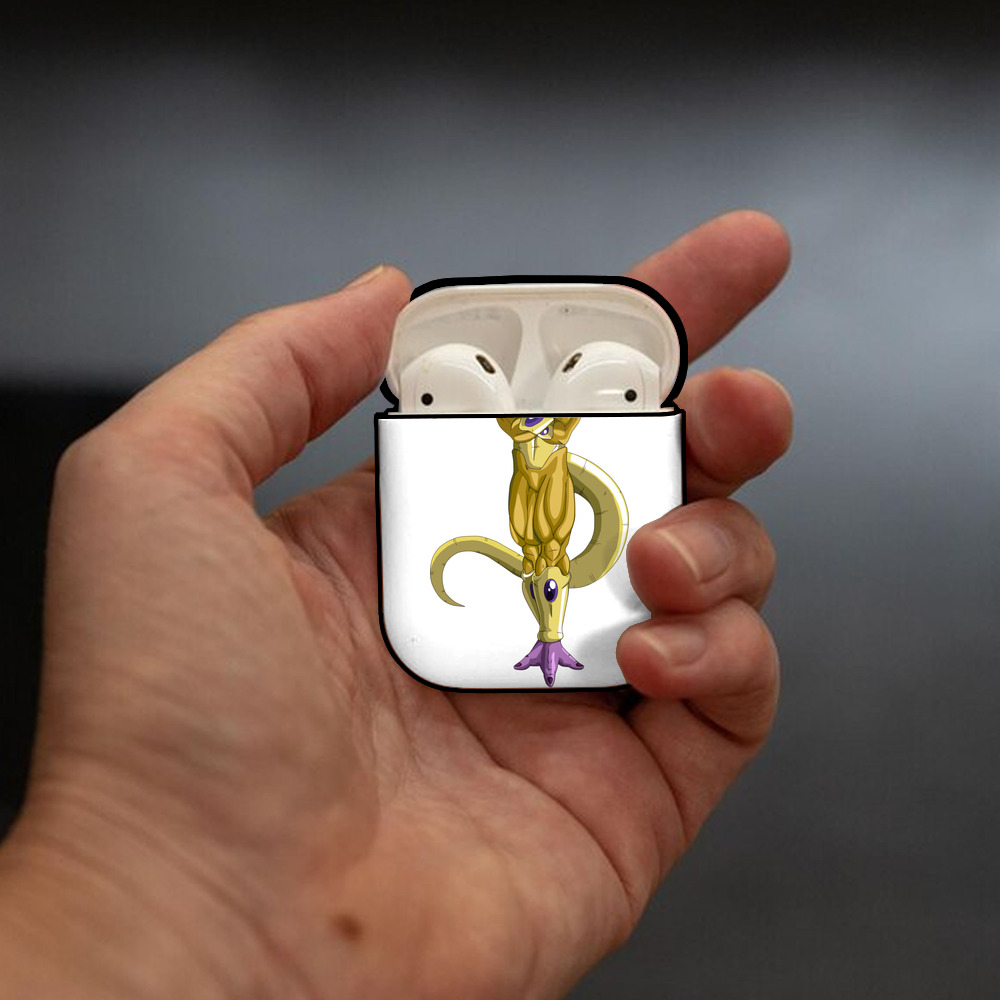 ドラゴンボール フリーザ DRAGON BALL Frieza AirPods 第2世代保護ケース ハードシェル ブラック 耐衝撃・防指紋・カラビナ付き