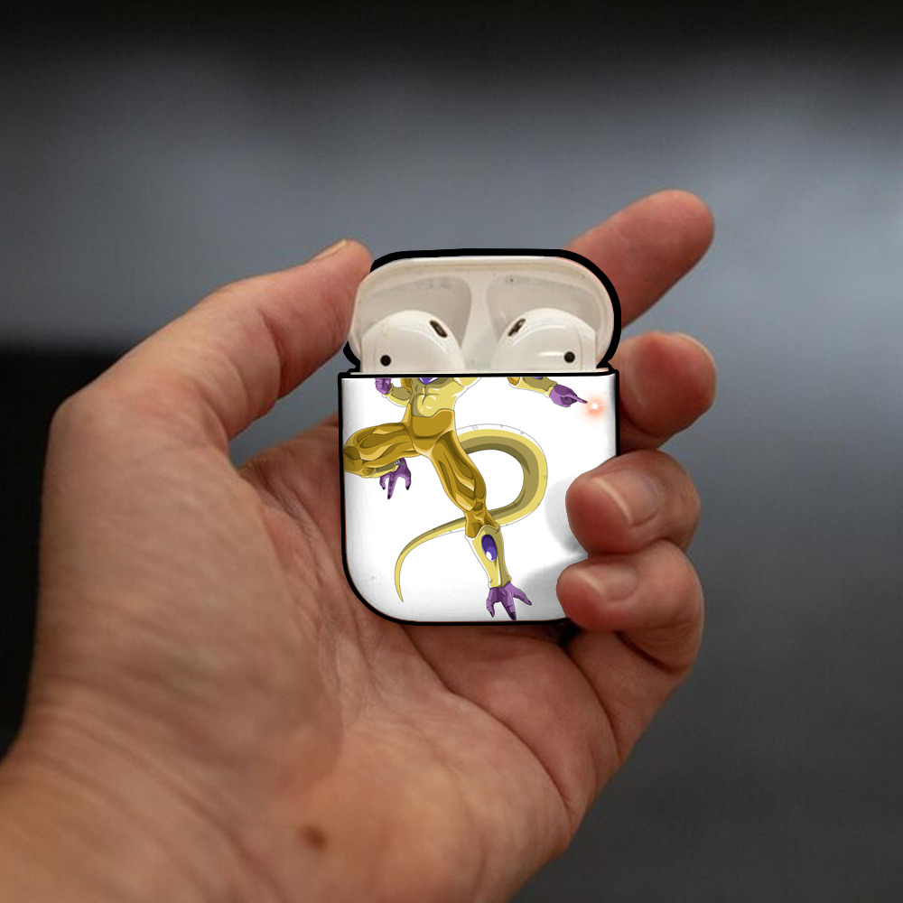 ドラゴンボール フリーザ DRAGON BALL Frieza AirPods 第2世代保護ケース ハードシェル ブラック 耐衝撃・防指紋・カラビナ付き