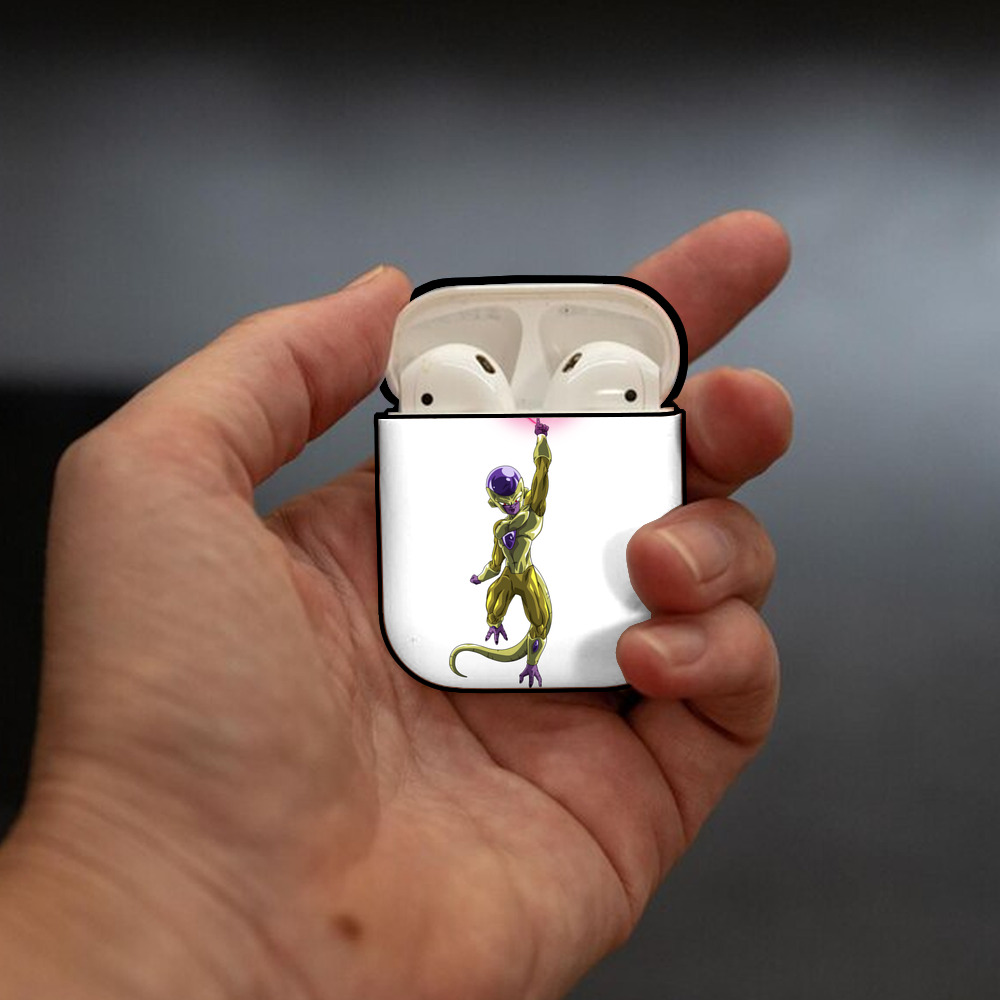 ドラゴンボール フリーザ DRAGON BALL Frieza AirPods 第2世代保護ケース ハードシェル ブラック 耐衝撃・防指紋・カラビナ付き