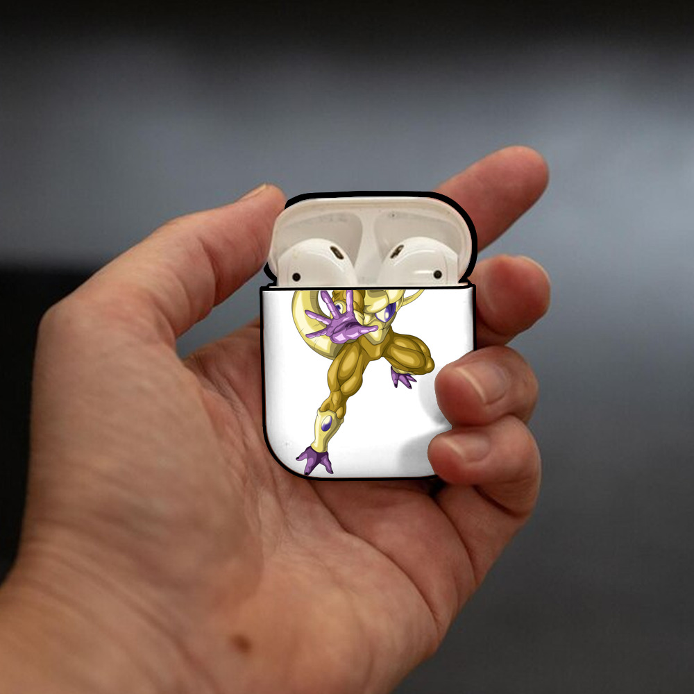 ドラゴンボール フリーザ DRAGON BALL Frieza AirPods 第2世代保護ケース ハードシェル ブラック 耐衝撃・防指紋・カラビナ付き