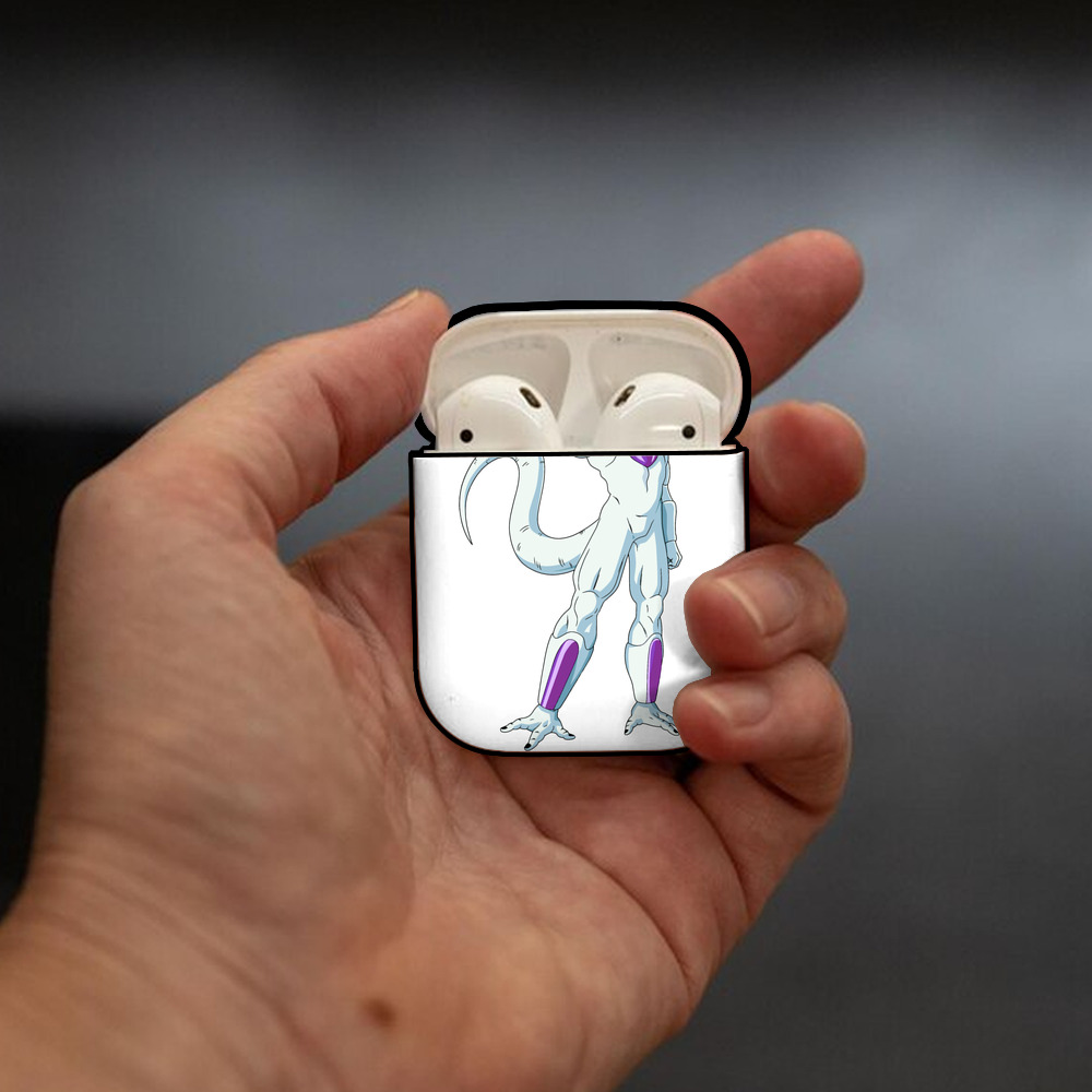 ドラゴンボール フリーザ DRAGON BALL Frieza AirPods 第2世代保護ケース ハードシェル ブラック 耐衝撃・防指紋・カラビナ付き