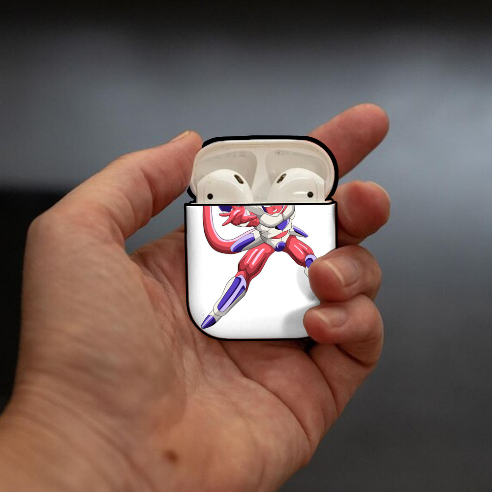 ドラゴンボール フリーザ DRAGON BALL Frieza AirPods 第2世代保護ケース ハードシェル ブラック 耐衝撃・防指紋・カラビナ付き