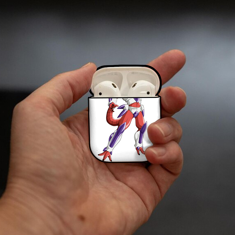 ドラゴンボール フリーザ DRAGON BALL Frieza AirPods 第2世代保護ケース ハードシェル ブラック 耐衝撃・防指紋・カラビナ付き