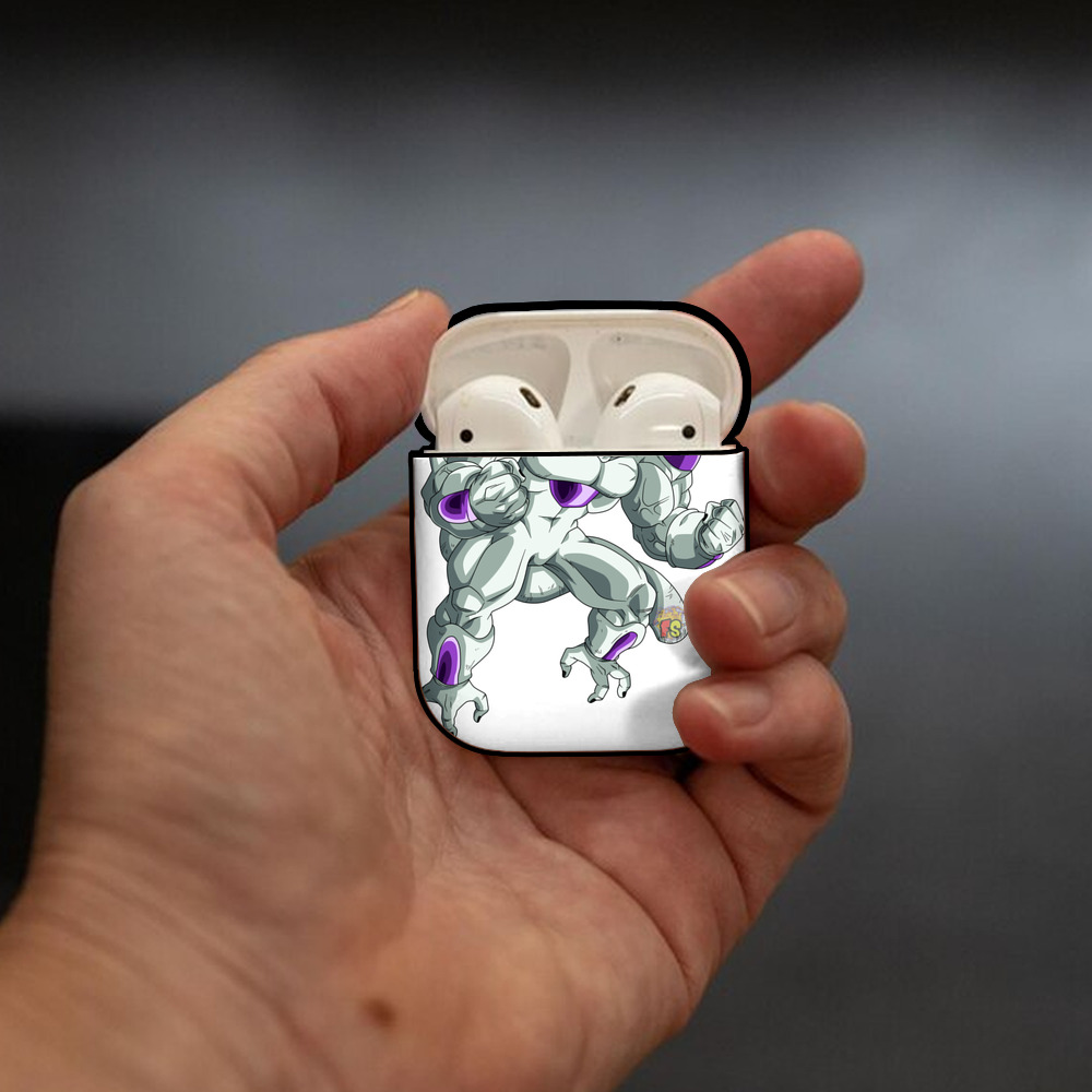 ドラゴンボール フリーザ DRAGON BALL Frieza AirPods 第2世代保護ケース ハードシェル ブラック 耐衝撃・防指紋・カラビナ付き