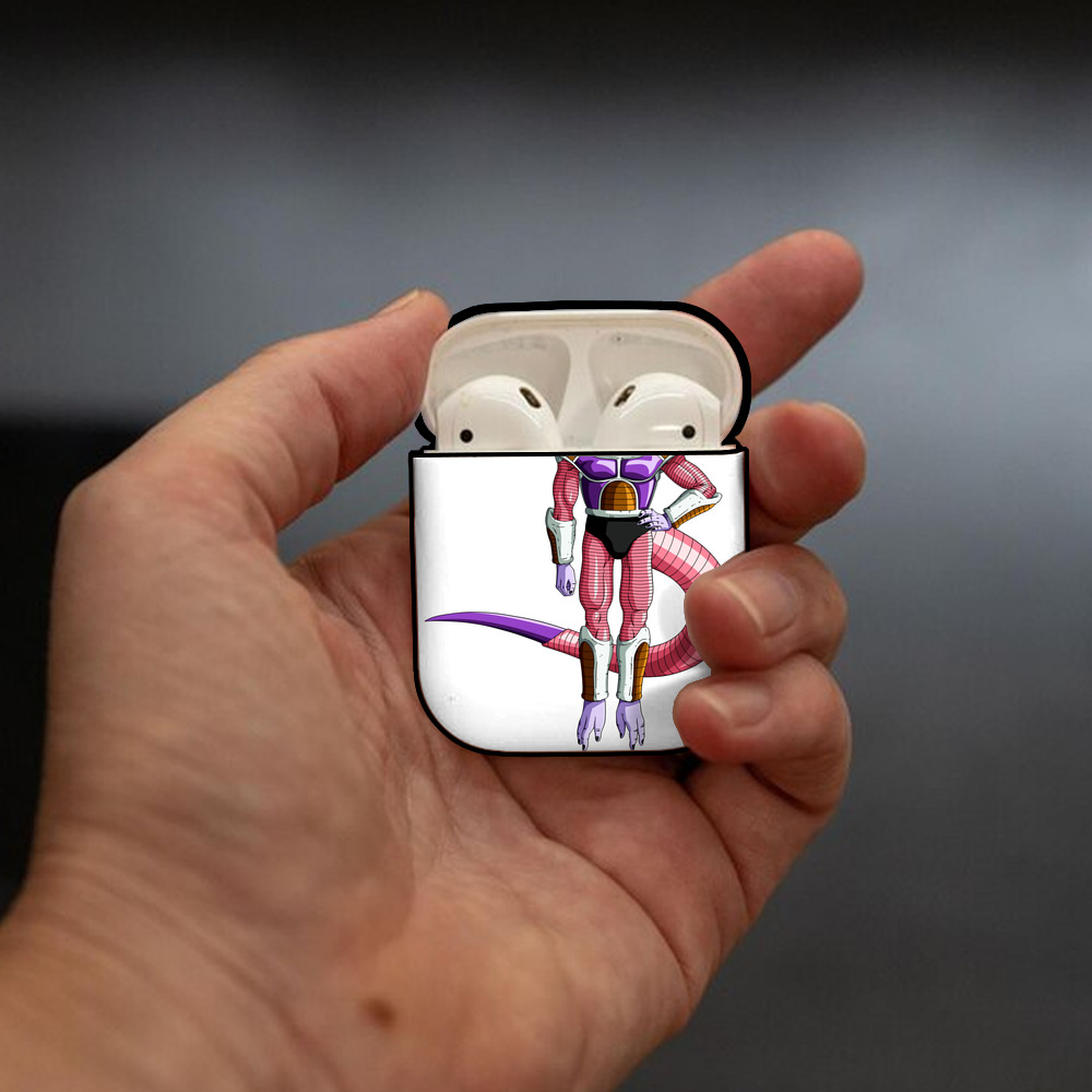 ドラゴンボール フリーザ DRAGON BALL Frieza AirPods 第2世代保護ケース ハードシェル ブラック 耐衝撃・防指紋・カラビナ付き