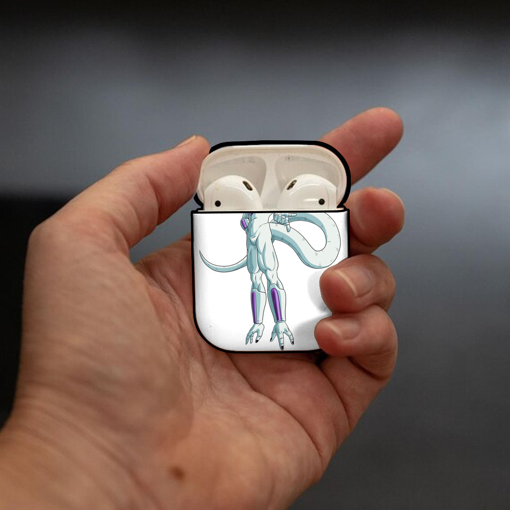 ドラゴンボール フリーザ DRAGON BALL Frieza AirPods 第2世代保護ケース ハードシェル ブラック 耐衝撃・防指紋・カラビナ付き