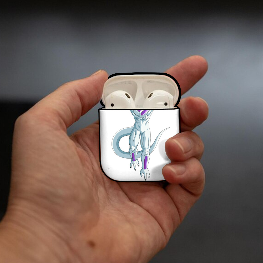 ドラゴンボール フリーザ DRAGON BALL Frieza AirPods 第2世代保護ケース ハードシェル ブラック 耐衝撃・防指紋・カラビナ付き