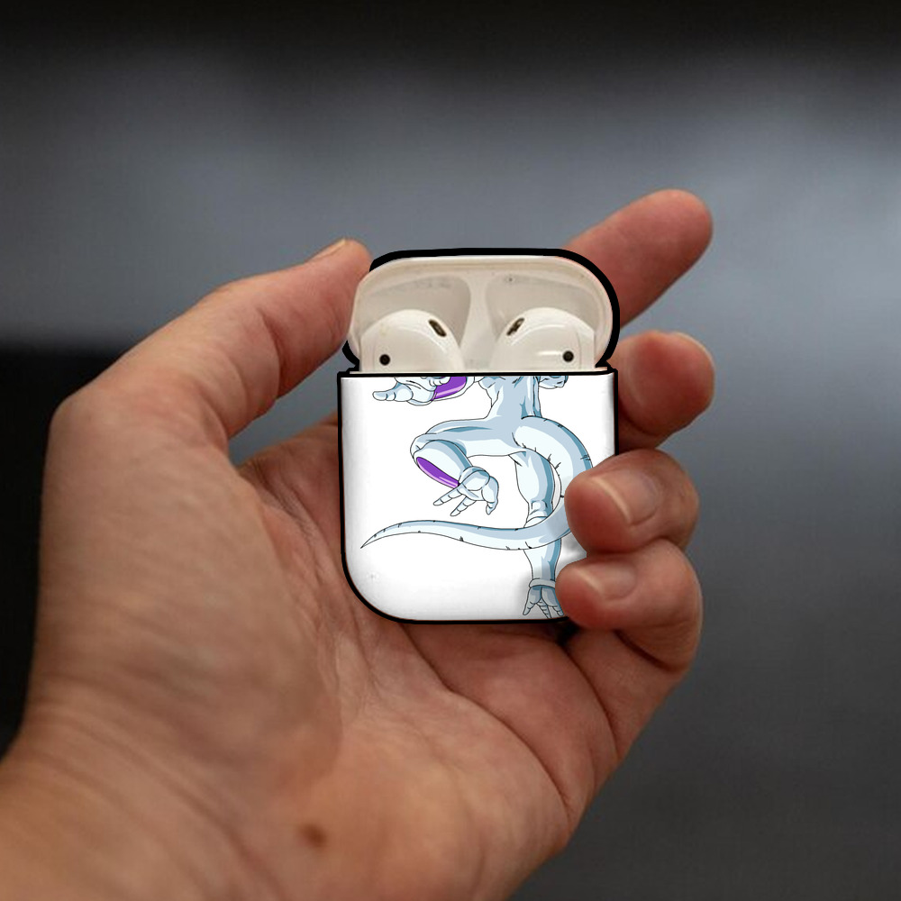 ドラゴンボール フリーザ DRAGON BALL Frieza AirPods 第2世代保護ケース ハードシェル ブラック 耐衝撃・防指紋・カラビナ付き