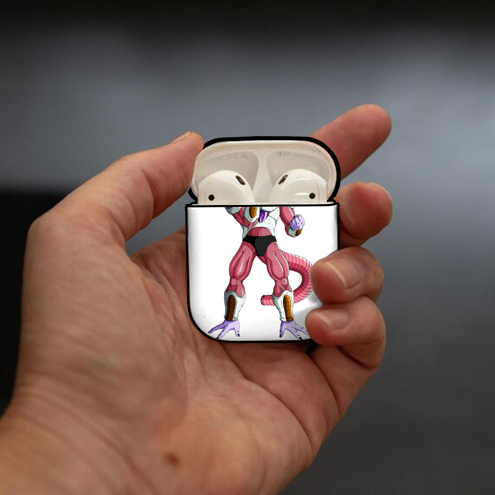 ドラゴンボール フリーザ DRAGON BALL Frieza AirPods 第2世代保護ケース ハードシェル ブラック 耐衝撃・防指紋・カラビナ付き