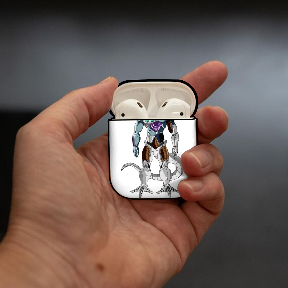 ドラゴンボール クウラ DRAGON BALL Cooler Coora AirPods 第2世代保護ケース ハードシェル ブラック 耐衝撃・防指紋・カラビナ付き